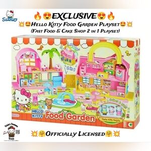 EXCLUSIVE - Hello Kitty 2 In 1 Officially Licensed Food Garden Playset